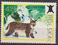 Poland - 1973 - Fauna - 4,50 ZT - Multicolor - Polonia, Fauna, Hunting, Lynx - Scott 1976 - Hunting Lynx Lynx - 0
